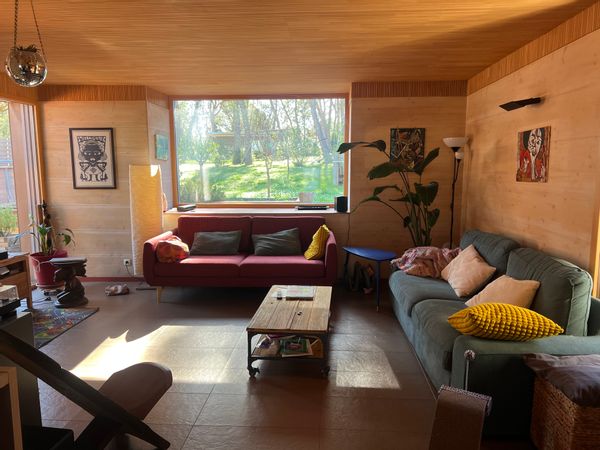 La maison en bois de Bénédicte et Gorka
