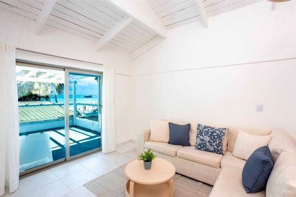 Ocean front apartment in the heart of Bavaro, right on the beach.