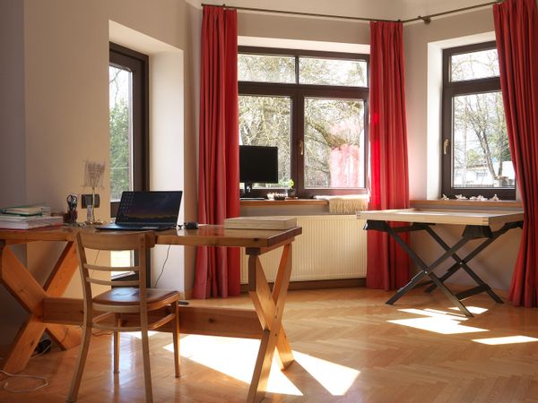 Spacious 43m2 room with garden in Agenskalns.