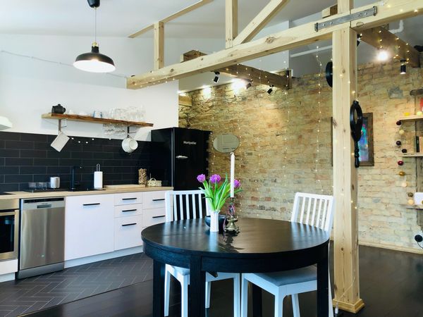 Charming attic studio in a historical building
