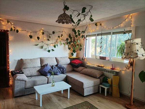 Apartamento tranquilo de artistas, con 2 dormitorios y 1 oficina en la Sierra Norte de Madrid