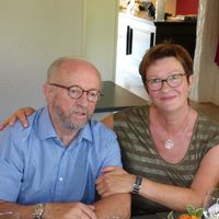 La chambre privée de Chantal Et Jean Pierre sur le Circuit Loire à Vélo