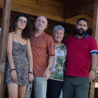 Jesús, Margot, Borja y Bertas hus