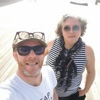 Valeria and Marco in the Dolomites