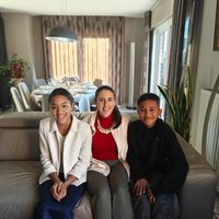 Delphine en gezins hus