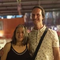 Les Amandiers, maison et roulotte de Marianela & Renaud
