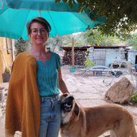 Casa de Stéphanie, Fabien e Gaston 
Casinha ecológica numa quinta ao sopé de Marvão