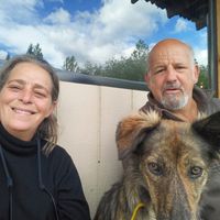 Hostal del rio se encuentra a orillas del río Quemquemtreu en El Bolsón
