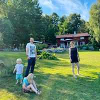 huis van Linda och Axel