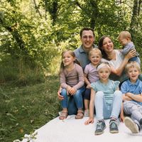 Großfamilien-Glück
