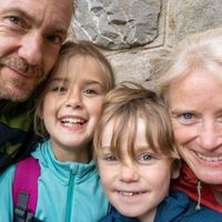 Laure, Jérôme, Lou et Manos hus