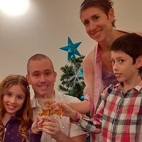 Amandine, Pascal, Axel et Océanes hus